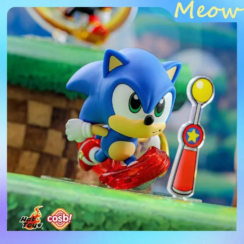 

100% Genuine Hottoys Cosbi & Sonic Sega Sonic Blind Box Sonic Model Miniature Model Sonic Anime Figures Mystery Box Gift Toys