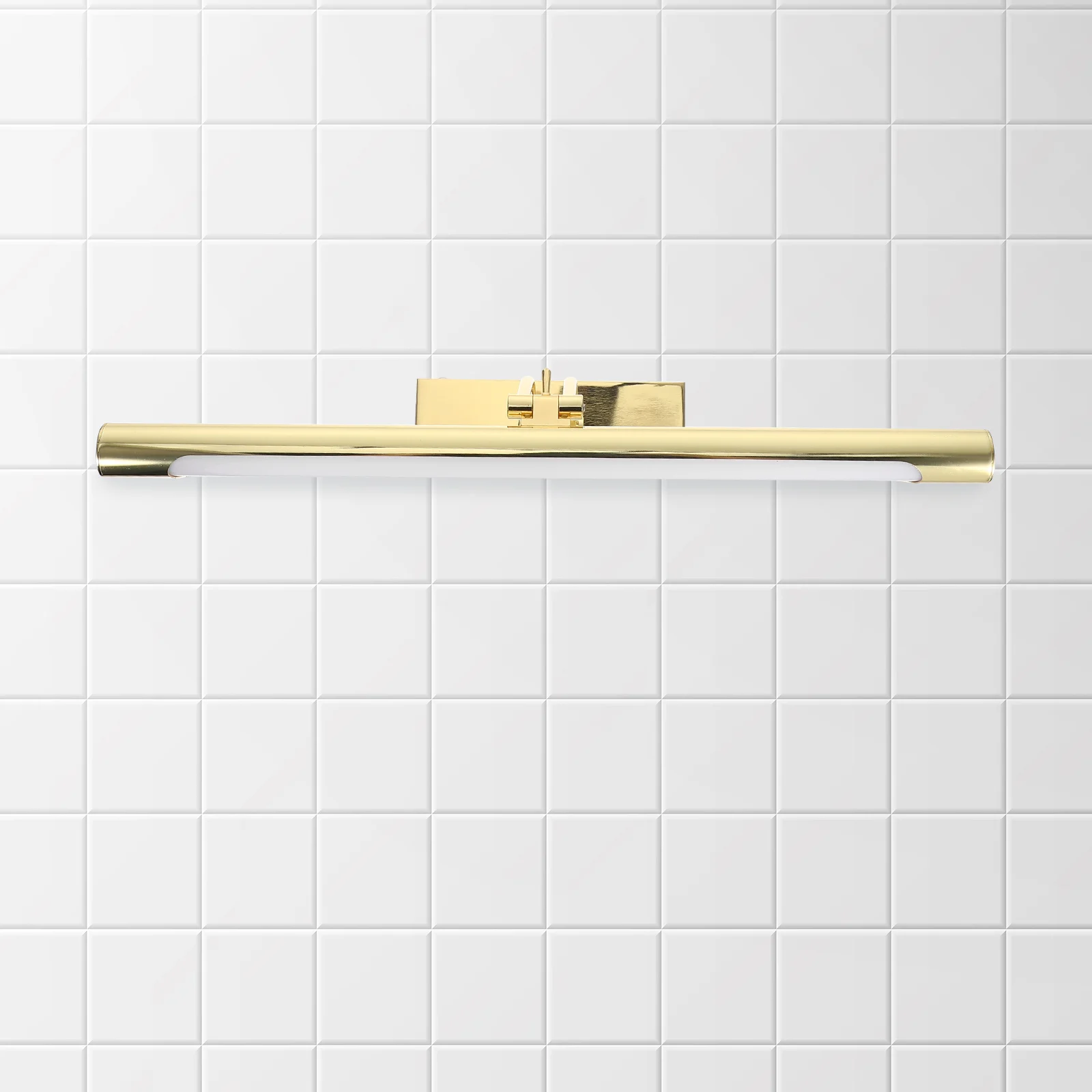 Lampada da parete per faro a specchio a LED 9W 40cm Luce dorata in stile moderno per bagno, soggiorno, camera da letto