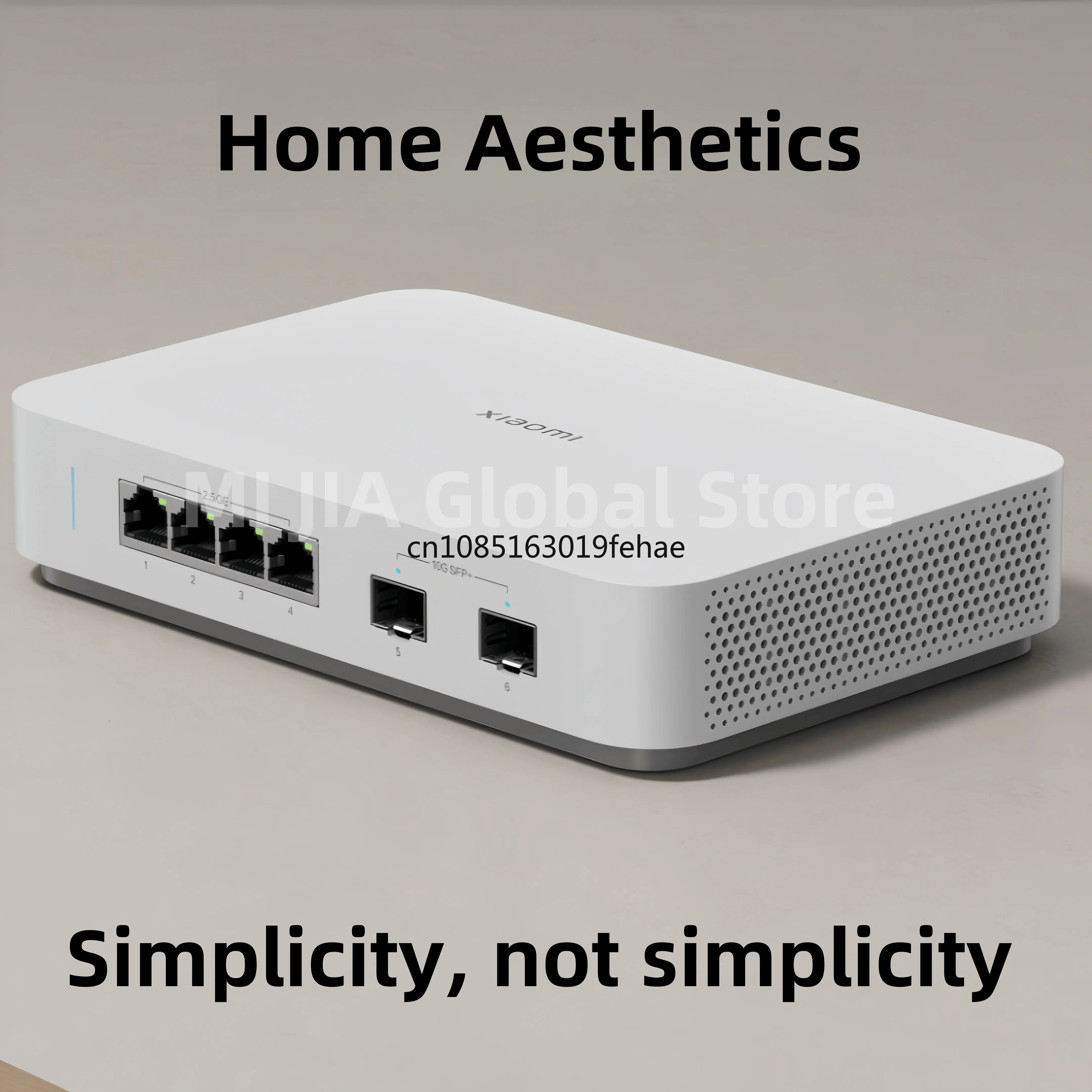 Xiaomi Mi 10 Gigabit Ethernet Switch 10000Mbps Network Switch VLAN Ethernet Splitter Lan Router 4 2.5G Port RJ45 Hub Switch