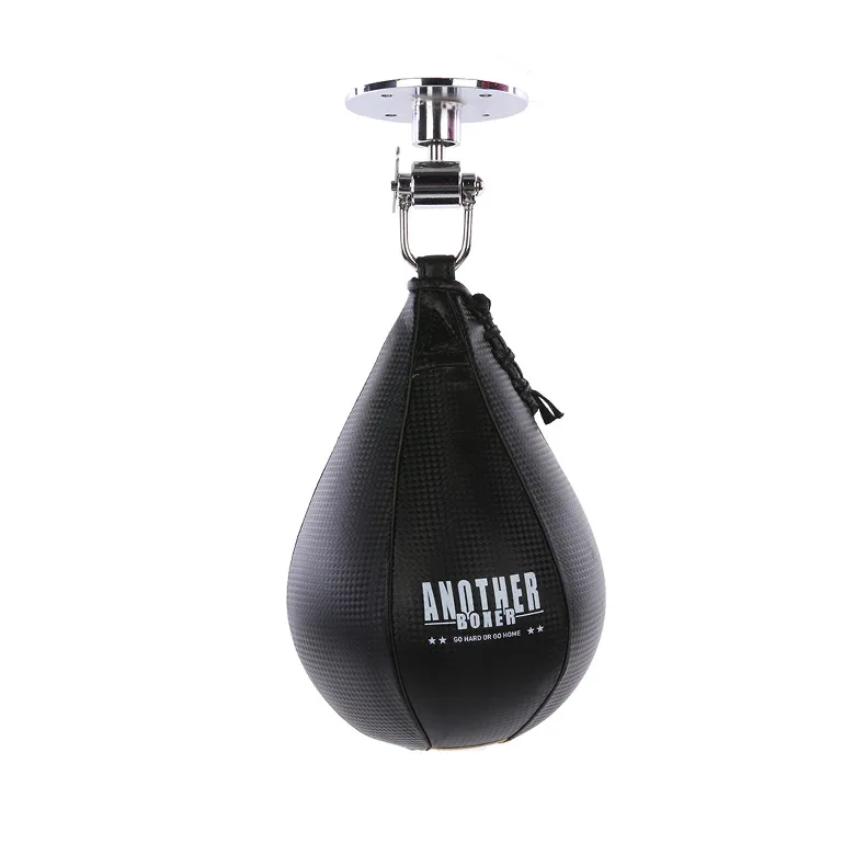 Boxen Speed Ball Set Birnenform PU Drehtasche Reflex Aufblasen Stanzen Training Hängehaken MMA Muay Thai Workout Treten – Detail 6