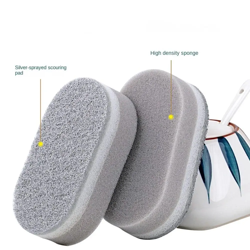 1/2/3Pcs Three-Layers Dishwashing Sponge Double-Sided Cleaning Dishwashing Towel Thick Household Cleaning Tools Scouring Pad