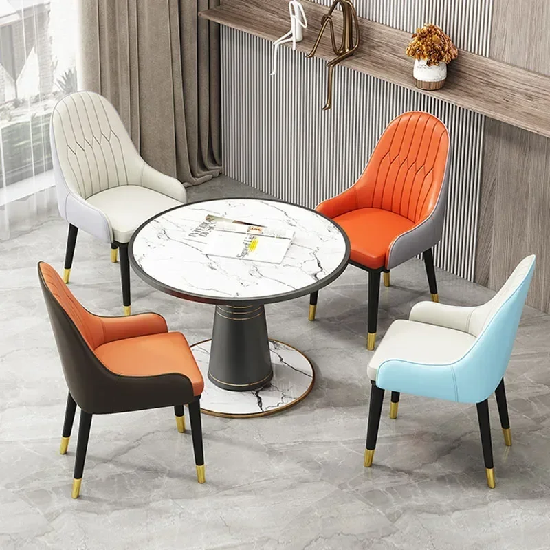 Simple Modern Dining ChairsTrendy Luxury Upholstered Nordic Dining Chairs European Beautiful Cadeiras De Jantar Home Furniture