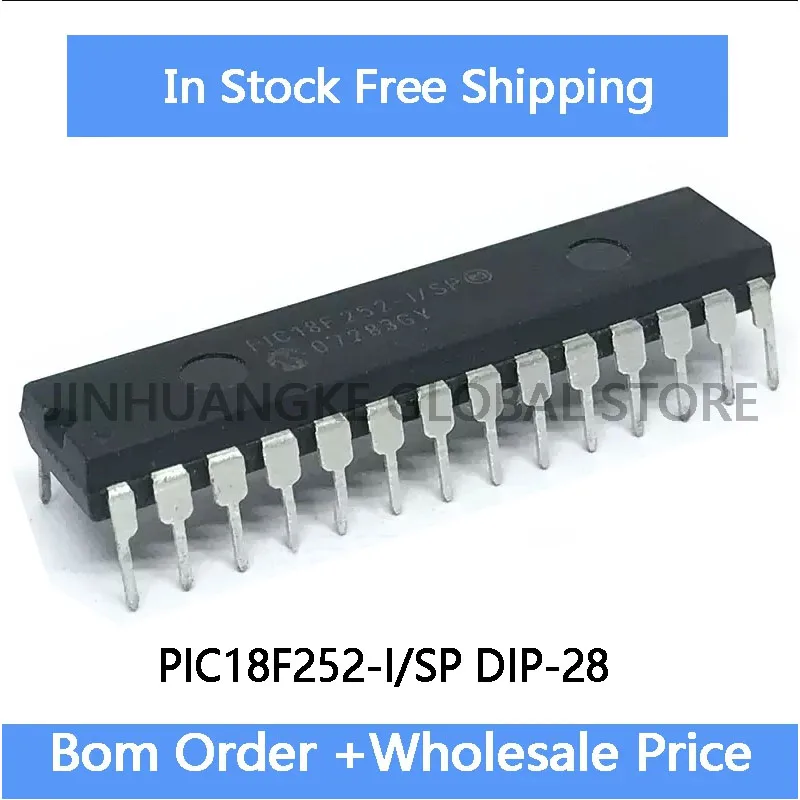 2Pieces PIC18F252 PIC18F252-I SP 18LF252－l SP DIP-28 Chip In Stock Wholesale