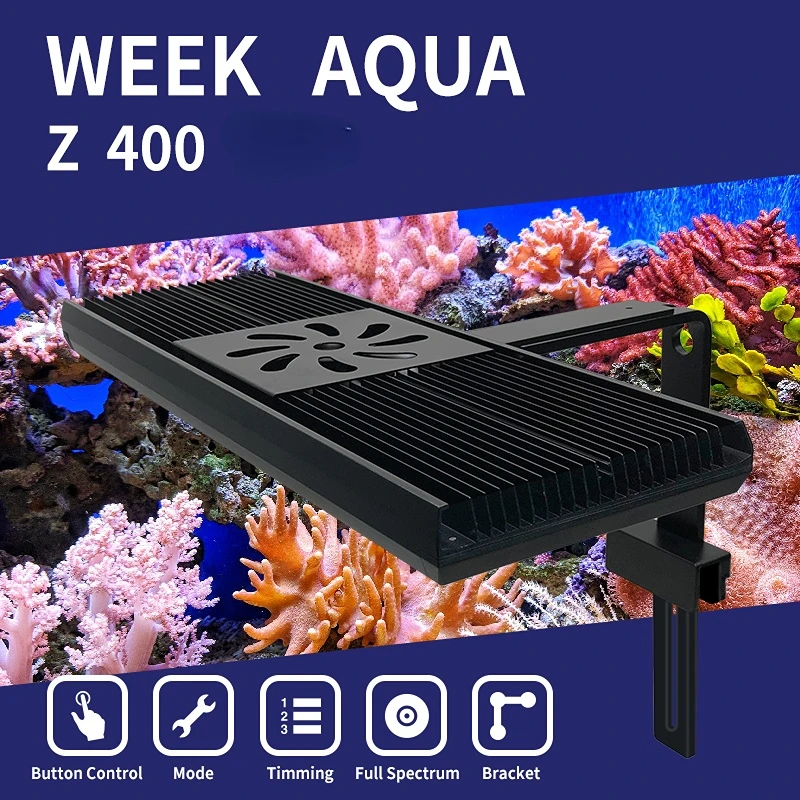 WEEK AQUA Z400 Luz de acuario  - Aquarium Plant Growing reseña y precio