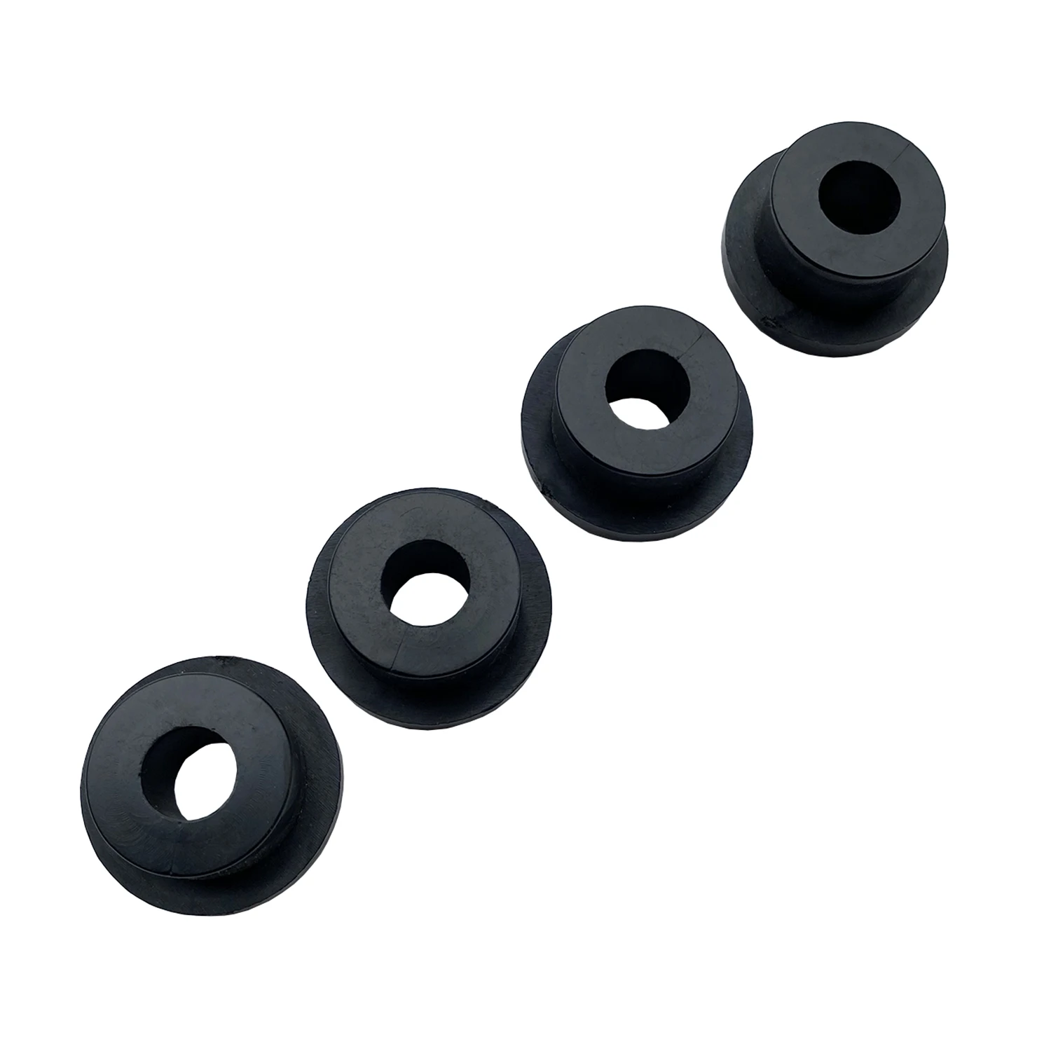 Black Rubber Handlebar Riser Bushings Fit For Harley Softail Dyna Sportster 1984-2017