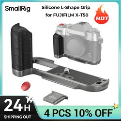 SmallRig Silicone L-Shape Grip for FUJIFILM X-T50 3 Color Choose built-in Arca-Swiss Quick Release Baseplate,with Shutter Button