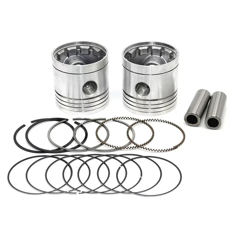 Motorcycle engine piston with ring high-strength alloy steel material precision machining