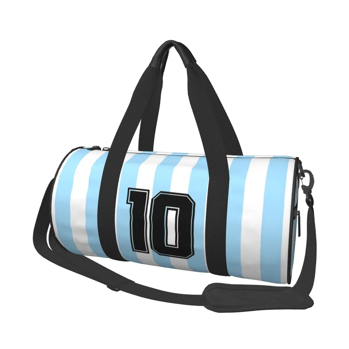 

Круглая дорожная спортивная сумка Messi с номером Аргентины 10, большая вместительная дорожная сумка, ручная дорожная сумка, легкая сумка для хранения багажа