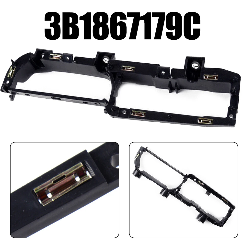 1PC Front Left Driver Interior Door Pull Grab Handle Cover Bracket For Passat B5 Replacement Car Door Pull Grab Handle Bracket