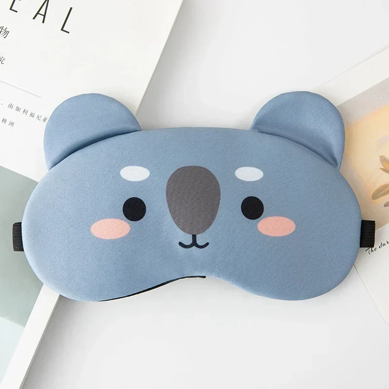 Cotton Anime Sleeping Eye Mask Cute Blindfold Eye Cover  Mask Eyepatch Travel Home Eyes Relax Mask Eyeshade Gifts for Kids Adult