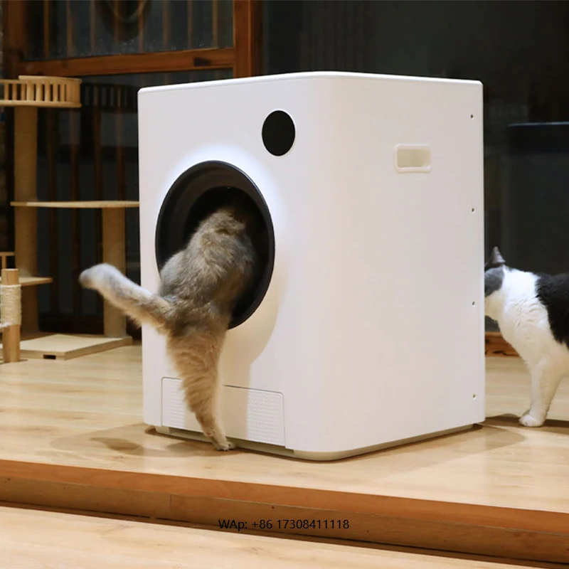

Intelligent fast self-cleaning big cat toilet automatic APP remote control automatic cat box