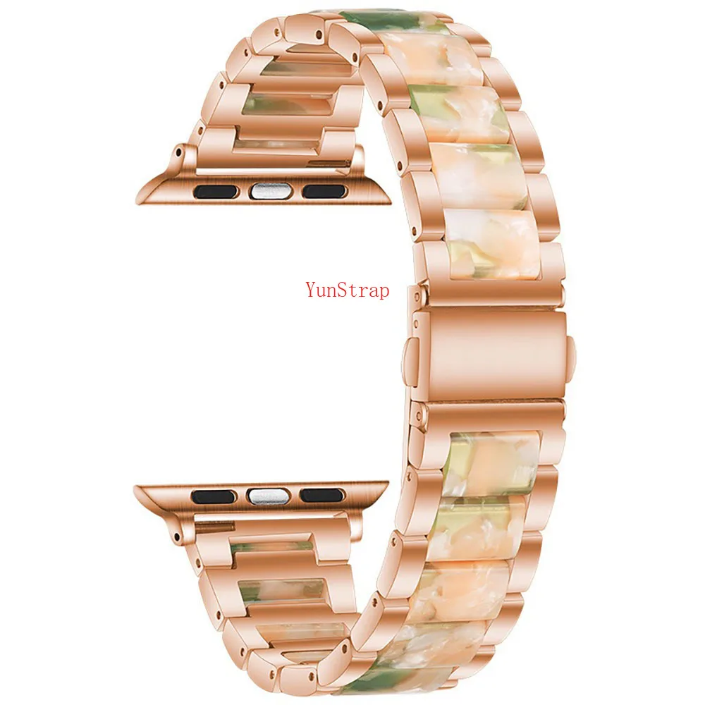 For Apple Watch 49mm 46mm 45mm 44mm 42mm 41/40mm Two Colors Band Women Men Strap iWatch Ultra 2 SE 10 9 8 7 6 5 4 3 Bracelet
