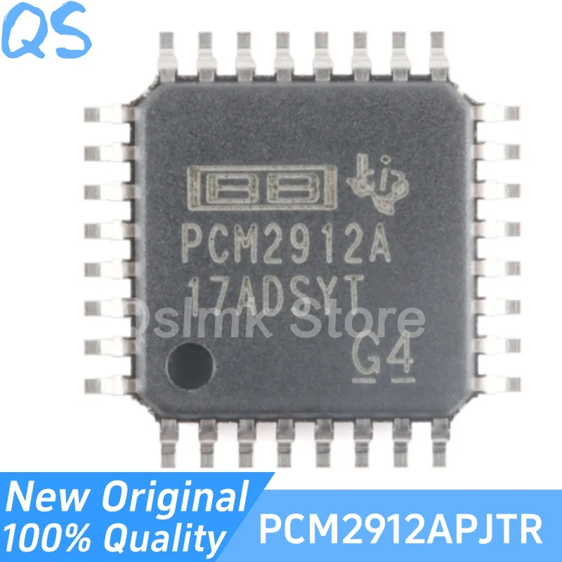Codec Audio PCM2912APJTR PCM2912A TQFP-32 Asli Baru dengan Input Mono Antarmuka USB