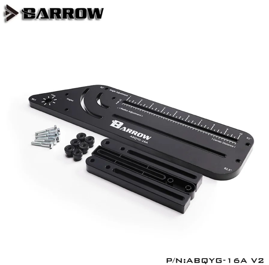 Barrow ABQYG-16A V2, Multi-angle Acrylic / PMMA / PETG Rigid hard tube bend shape computer water cooling