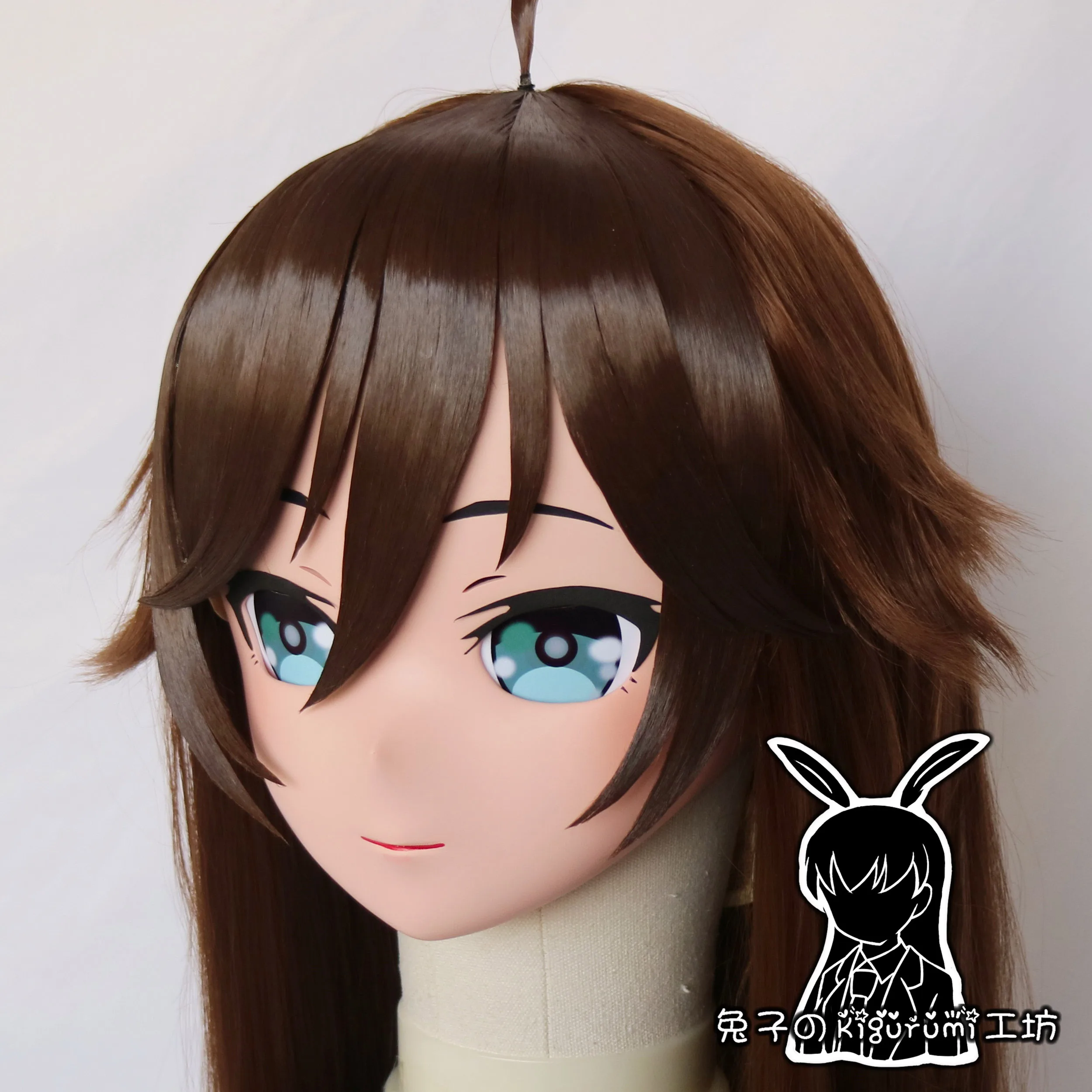 

(KMY084)Customize Character Female/Girl Resin Kig Full/Half Head With Lock Anime Cosplay Japanese Animego Kigurumi Mask