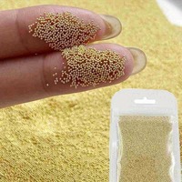 5000PCS 0.8mm Nail Art Caviar Bead Glitter Rhinestone for Micro Steel Ball 3D Decorations UV Gel Acrylic Tips Manicure A
