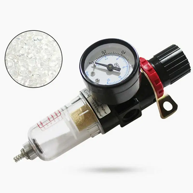 Airbrush Compressor Air PRESSURE REGULATOR Gauge Water Oil Trap Moisture Filter AFR-2000 Oil-water Separator