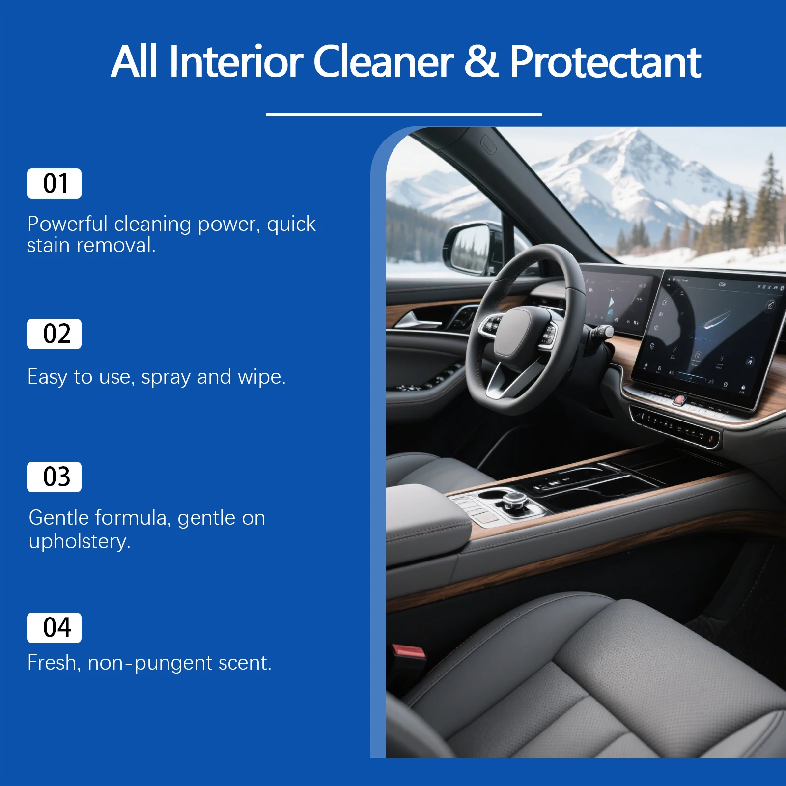 120ml car Interior plastics Leather Cleaning  Polishing Agent Kit auto upholstery clean remover care products car detailing