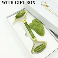 Set de Rodillo de Jade y Gua Sha