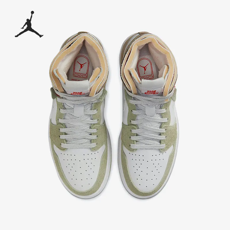 Nike Authentic Air Jordan 1 Zoom AJ1 Women's Basketball Shoes CT0979-102 view 4