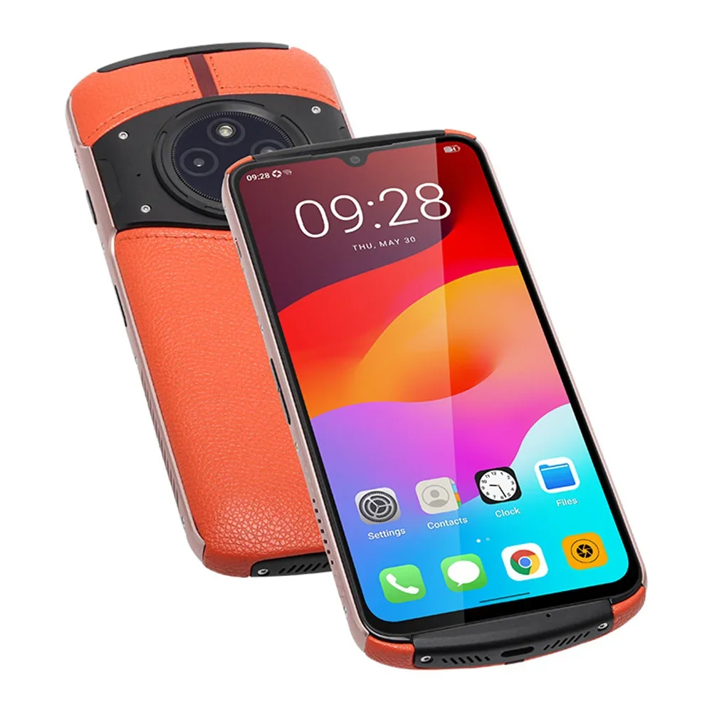 UNIWA-Smartphone Android robusto, projetor de vídeo, telefone móvel, luxo, NFC, 4G, 6.72in, FHD, 8GB + 256GB, 5050mAh, 18W, carga rápida