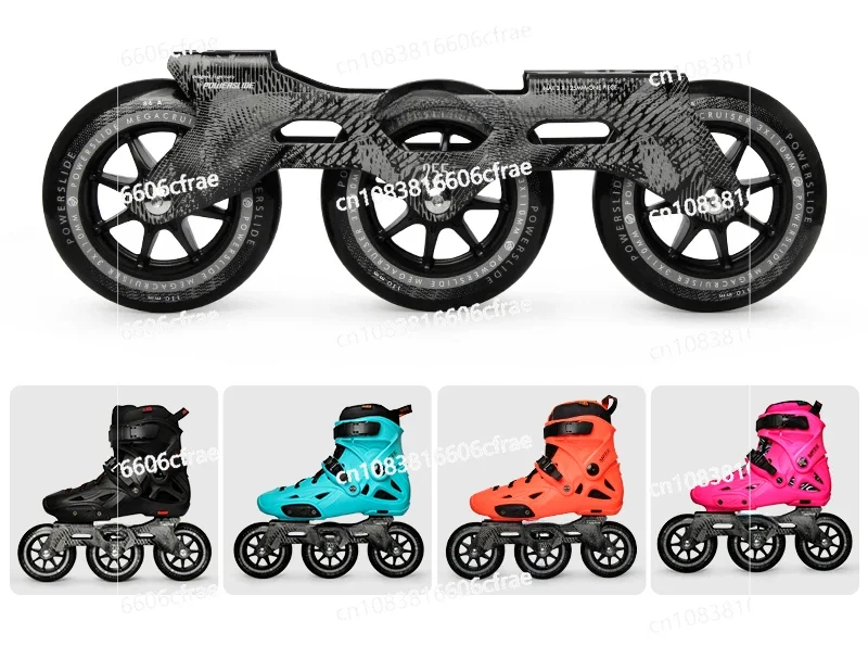 Roller Skates Big Three-wheel Knife Holder Speed Skating Brush Street Shoes 3 * 110MM Knife Holder Base Travel Roller Skates