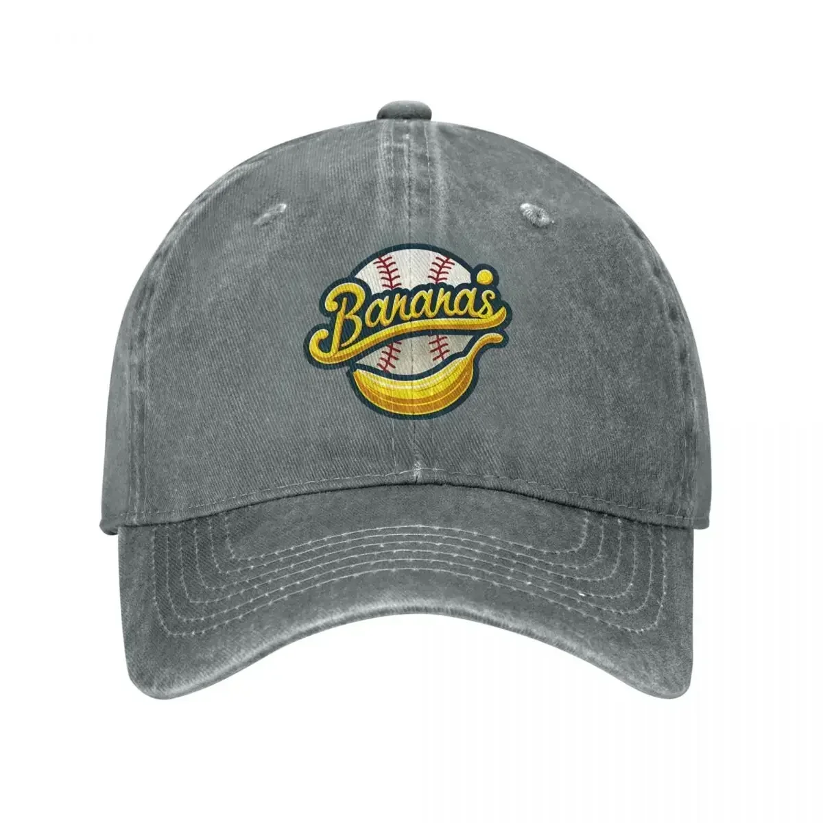 Funny Let's Go Bananas Unisex Baseball Caps Savannah Baseball Distressed Caps Hat Vintage Outdoor Workouts Sun Cap