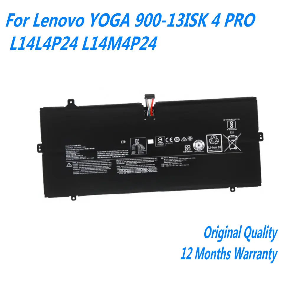 

New 7.6V 66WH L14L4P24 L14M4P24 Laptop Battery For Lenovo YOGA 4 PRO 900 900-13ISK 900-IFI 900-ISE 5B10H43261