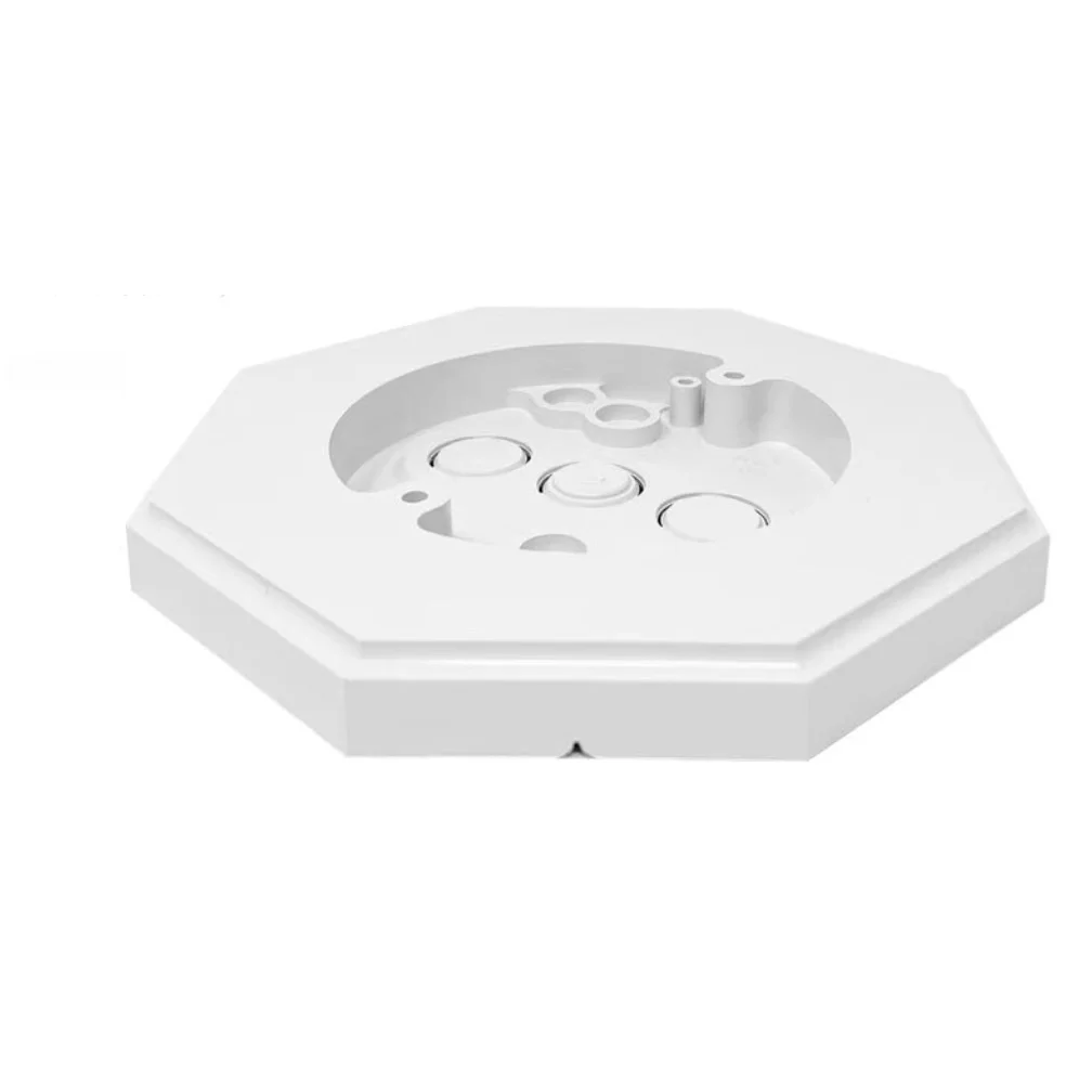 81611 Outdoor Octagonal Wall Light Mounting Kit Compatible with Vertical Siding Panels 12 Inches Thick Weather Resistant Plastic