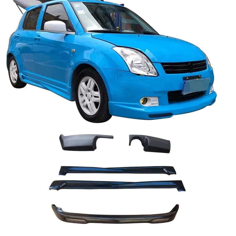 

For Suzuki Swift 2006-2010 Front Lip Rear Corner Side Skirt High Quality ABS Material Factory Outlet