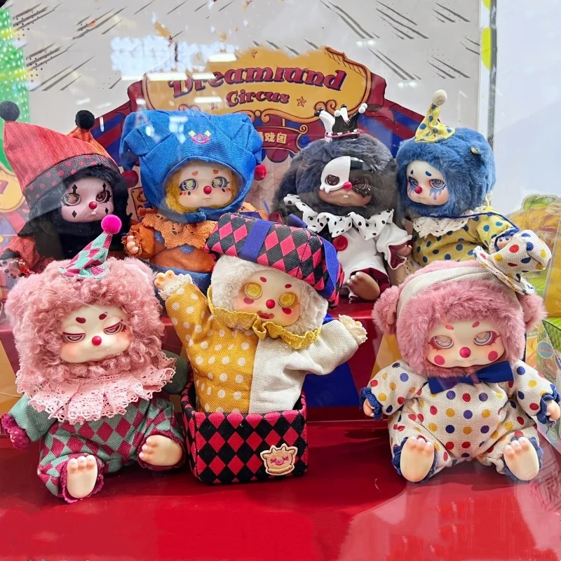 New Sweet Think Timeshare Dream Circus Cino Plush Box Cute Dolls Girl Gifts Handmade Toys Decoration Birthday Gifts