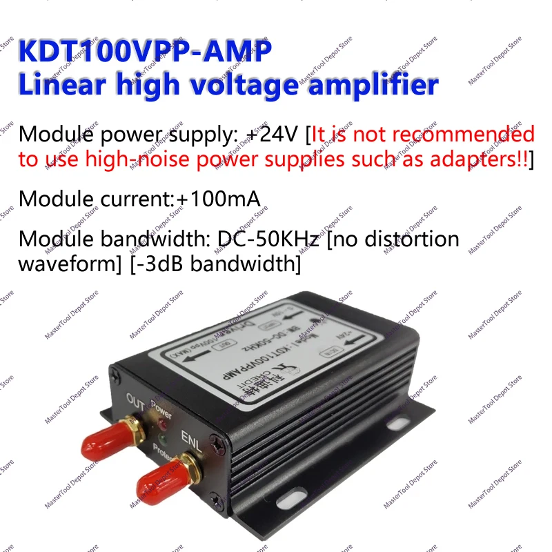 

Piezoelectric Ceramic PZT Driver Controller Linear 100V High Voltage Output Operational Amplification Arbitrary Wave 50KHz