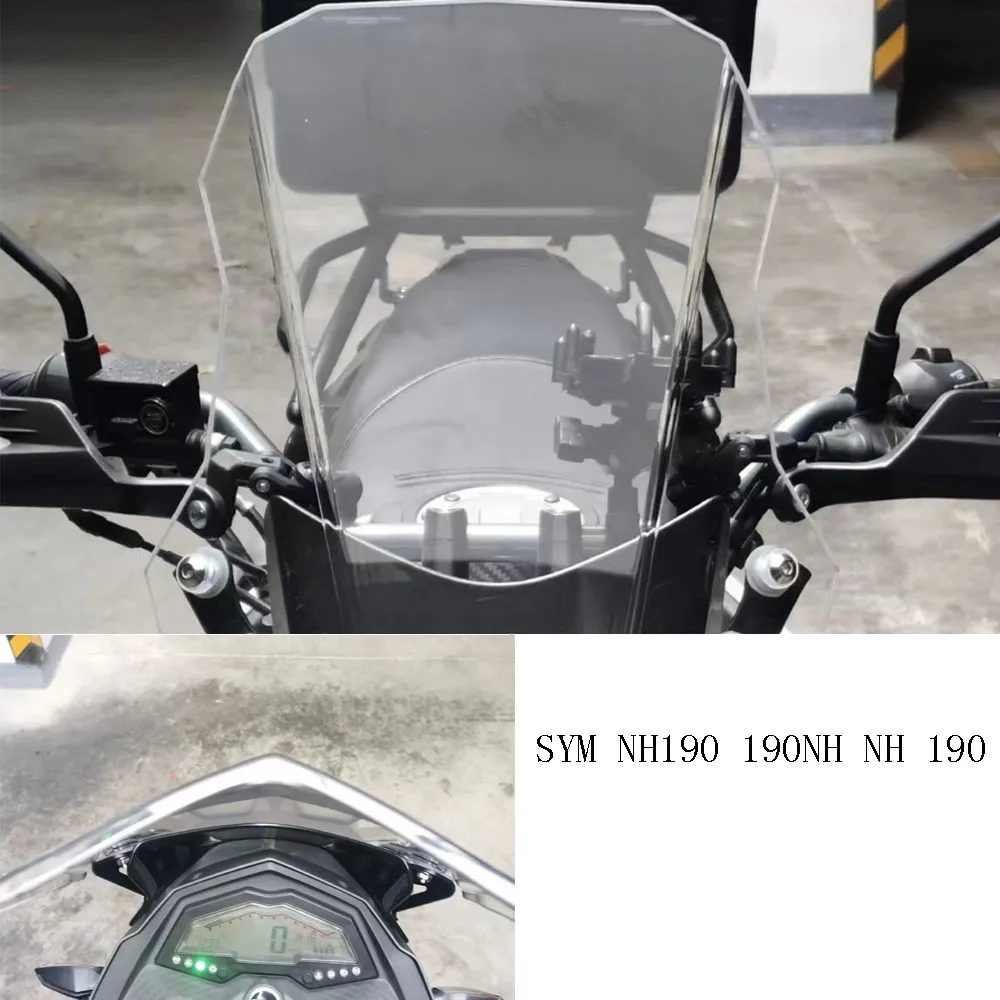 

NEW FOR SYM NH190 MOTORCYCLE ACCESSORIES WINDSHIELD FOR SYM NH190 190NH NH 190