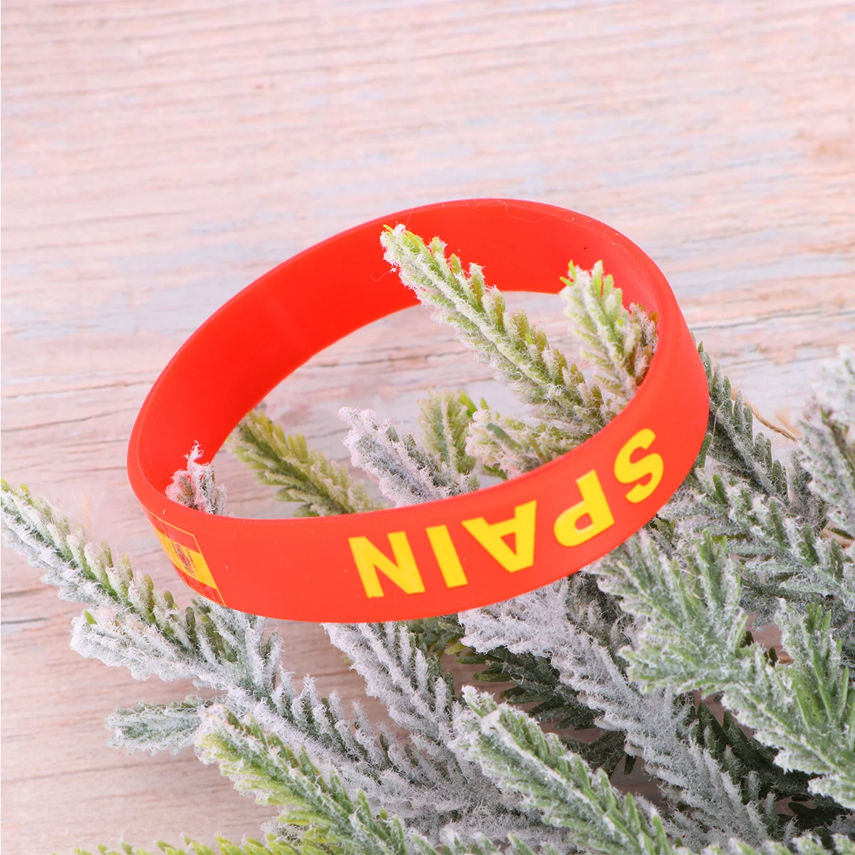 10 peças pulseira de silicone tamanho serve para a maioria dos pulseiras bandeira esportiva impressa playground