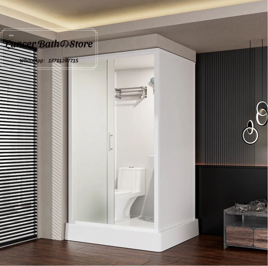 Integrated Shower Room, Integrated Bathroom, Separate Dry and Wet Areas, Household Bathing Room, Integrated Glass Bathing Room