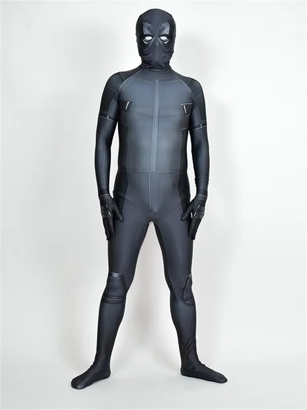 Halloween Deadpool Cosplay Costume Superhero Adults Zentai Suit Men Male Full Bodysuit Party Jumpsuit