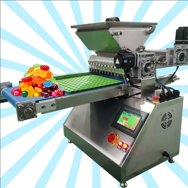 Small Soft Candy Production Line Machine-Bear Make Gummy Jelly Maker Chocolate Making Machine