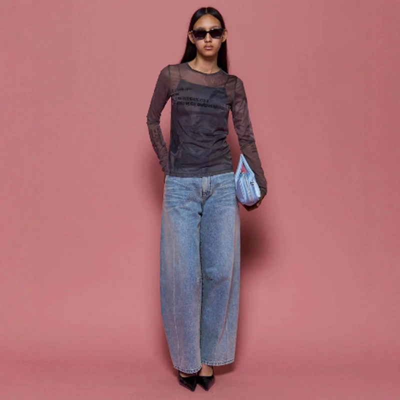 

Torowee High Waist Straight Leg Jeans Faionable Versatile Women's Denim Pants Comfortable Cotton Stretchable Commute Wear