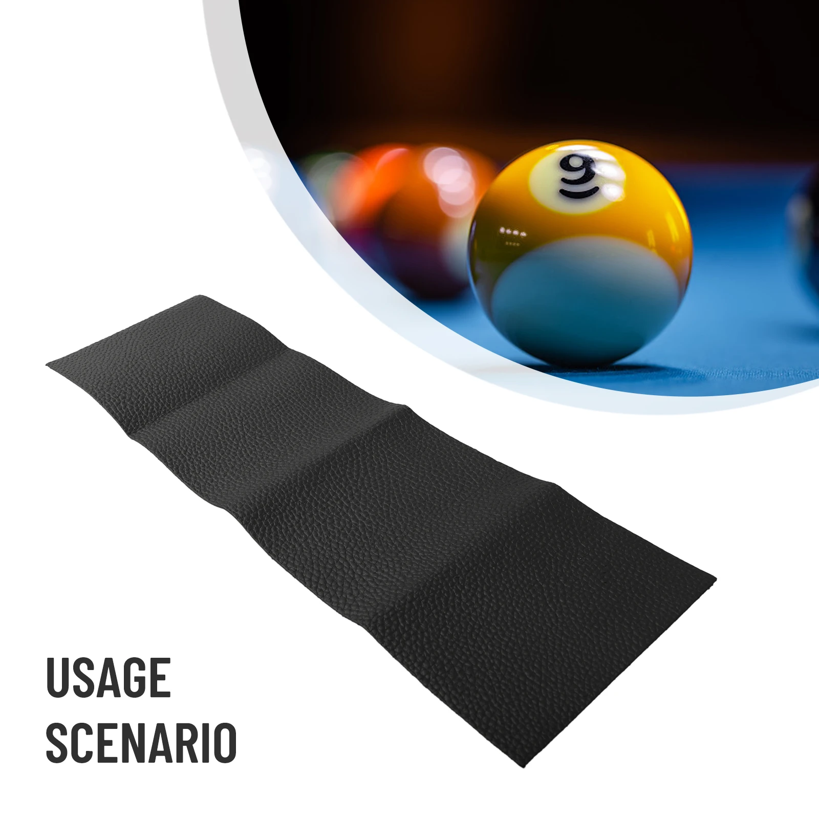 

Leather Billiard Cue Handle Grip Sleeve for Pool and Snooker Cue Shaft End Coverage Replacement Accessory for Cue Care