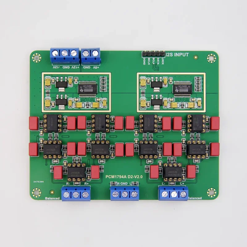 Y3 Parallel Dual PCM1794A Decoding Board DAC Gold Plated HiFi Fever 24Bit 192KHz