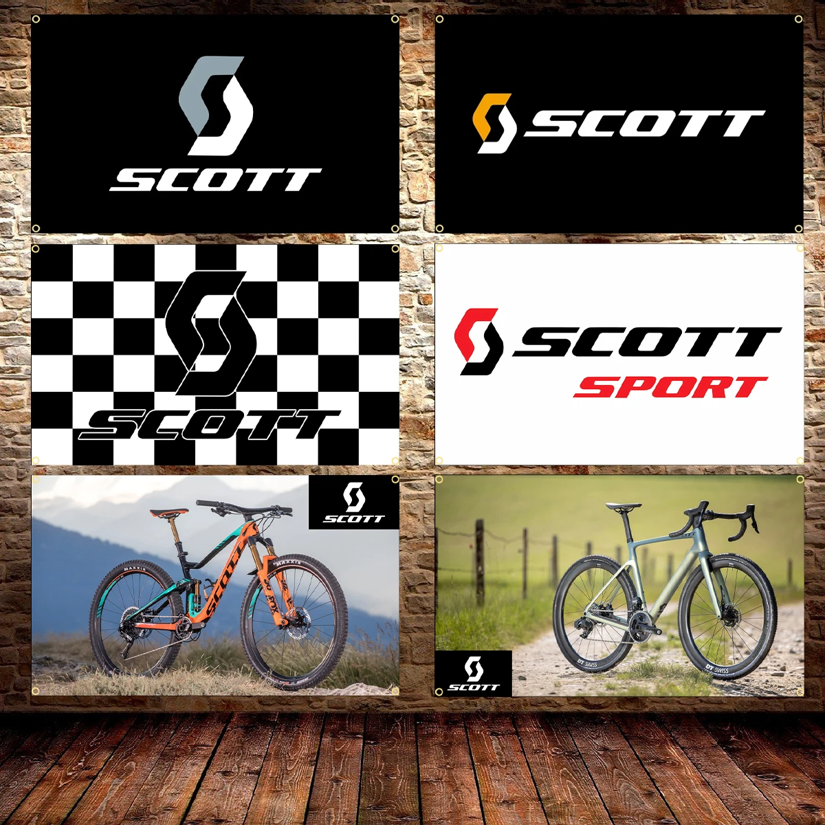 60X90cm 90 x150cm BikeS Flag Polyester Printed Racing Car For Decor Double penetration