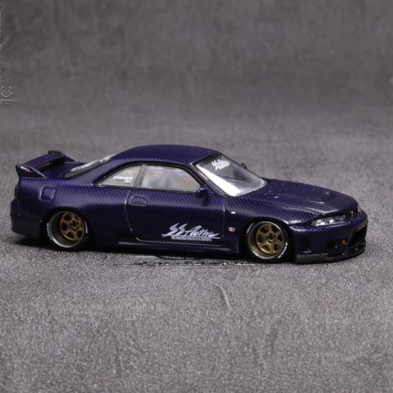 โมเดลรถ Kaido House MINIGT 1/64 Skyline GTR R33 ทำจากโลหะผสม แบบตั้งโชว์ ของสะสม ตกแต่งบ้าน ของขวัญวันหยุด ของเล่น