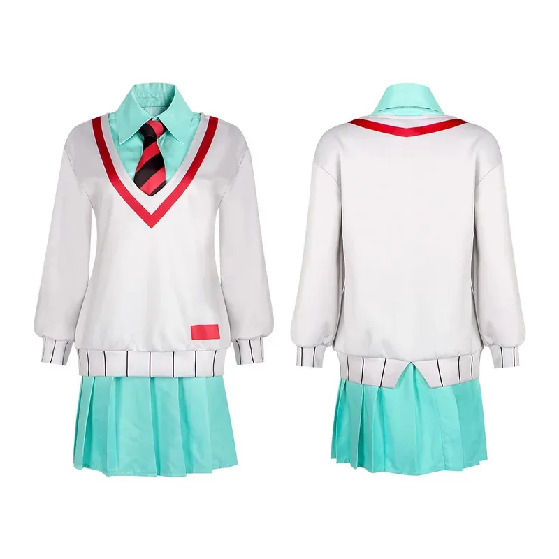 Anime Amate Yuzuriha Nyaan Cosplay JK Seragam Sekolah Gaun Kostum Wig Shuji Ito Setelan Kasual Celana Atasan Pakaian Pakaian Halloween