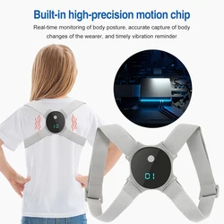 Smart LCD Correction Belt Orthosis Invisible Reminder Adult & Child Sitting Posture Hunchback Back Smart Posture Corrector