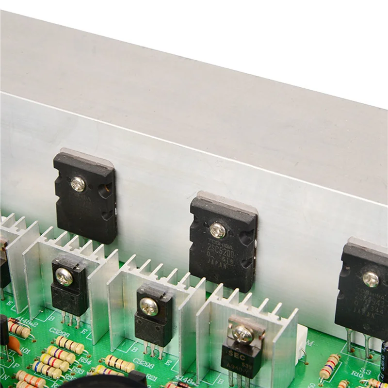 B64C 2X 500 واط A1943/C5200 مضخم صوت عالي الطاقة لوحة مكبرات الصوت AC24-30V وحدة مكبر صوت جهير ثقيلة