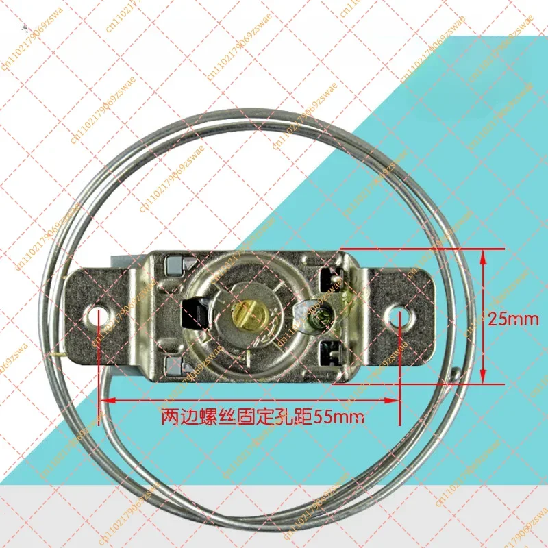Replacement WPF23J-EX Thermostat for Refrigerator & Freezer, 3-Pin Temperature Control 45cm