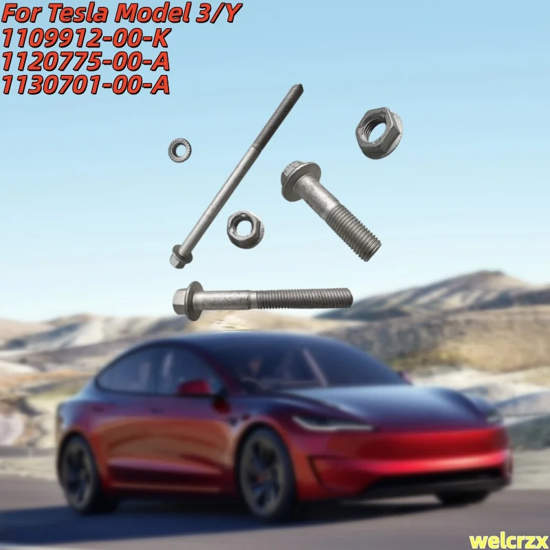 Suspension Front Bumper Screws And Bolts For Tesla Model 3/Y 1109912 1130701 1120775 Camshaft Adjustment Eccentric Fasteners