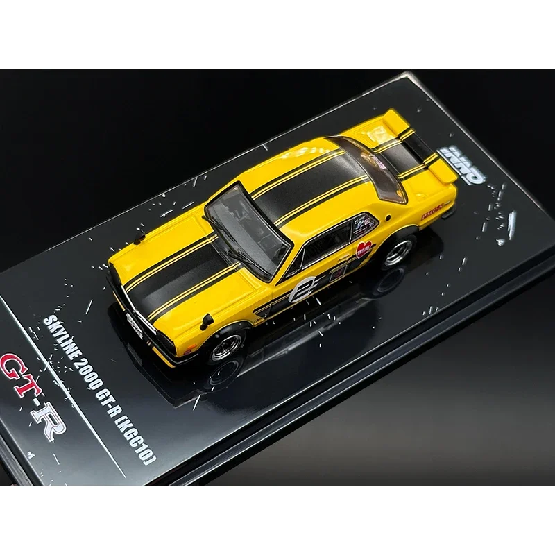 INNO-HAKOSUKA Skyline 2000 Diecast Car Model, Coleção De Brinquedos Em Miniatura, GTR KPGC10, 1:64