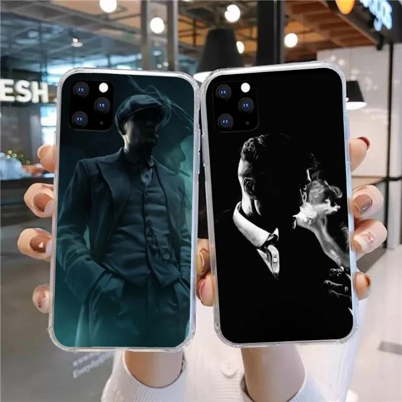 Tommy Shelby Mobile Cell Phone Case for Huawei P50 P40 P30 Pro Mate 40 30 Pro Nova 8 8i Y7P Honor Clear Phone Cover Funda