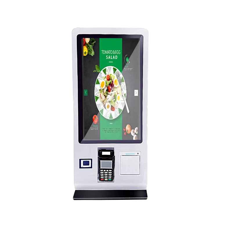 24inch table Touch all in One PC self service ordering food terminal payment LCD kiosk